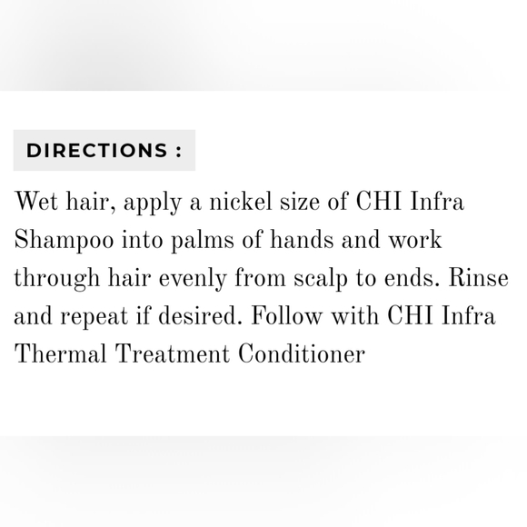 🚿 CHI Infra Moisture Therapy Shampoo - Picture 7 of 7